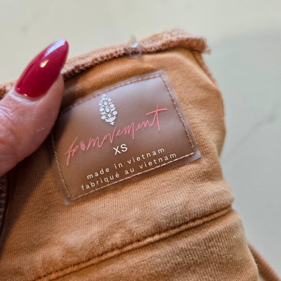 FREE PEOPLE FP Movement Hot Shot Onesie in PUMPKIN - SIZE XS - Picture 6 of 8